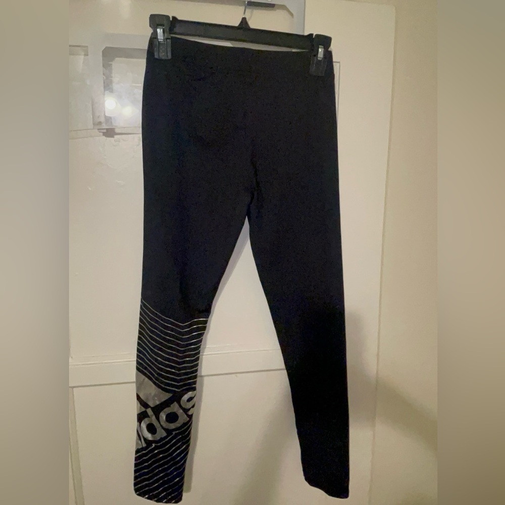 Kids Adidas Black Leggings